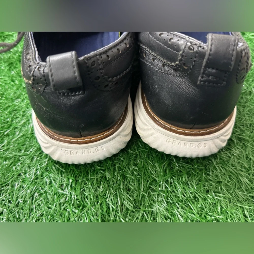 Cole‎ Haan Black Leather Men's Brogues Size 9.5